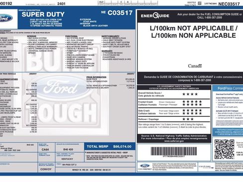 Used 2022 Ford F250 Lariat w/ Lariat Ultimate Package image 4