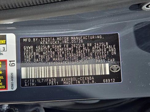 Used 2026 Toyota Camry LE FWD image 24