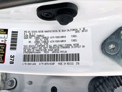 Certified 2023 Toyota Tacoma Limited AWD/4WD image 20