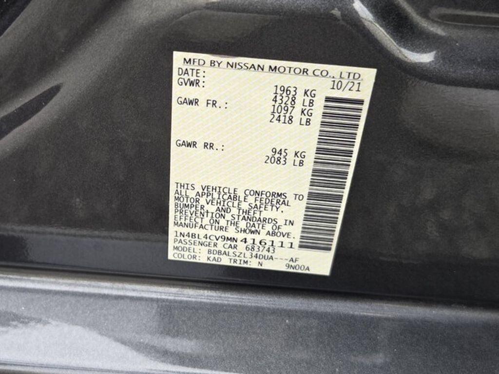 Used 2021 Nissan Altima 2.5 SR FWD image 20