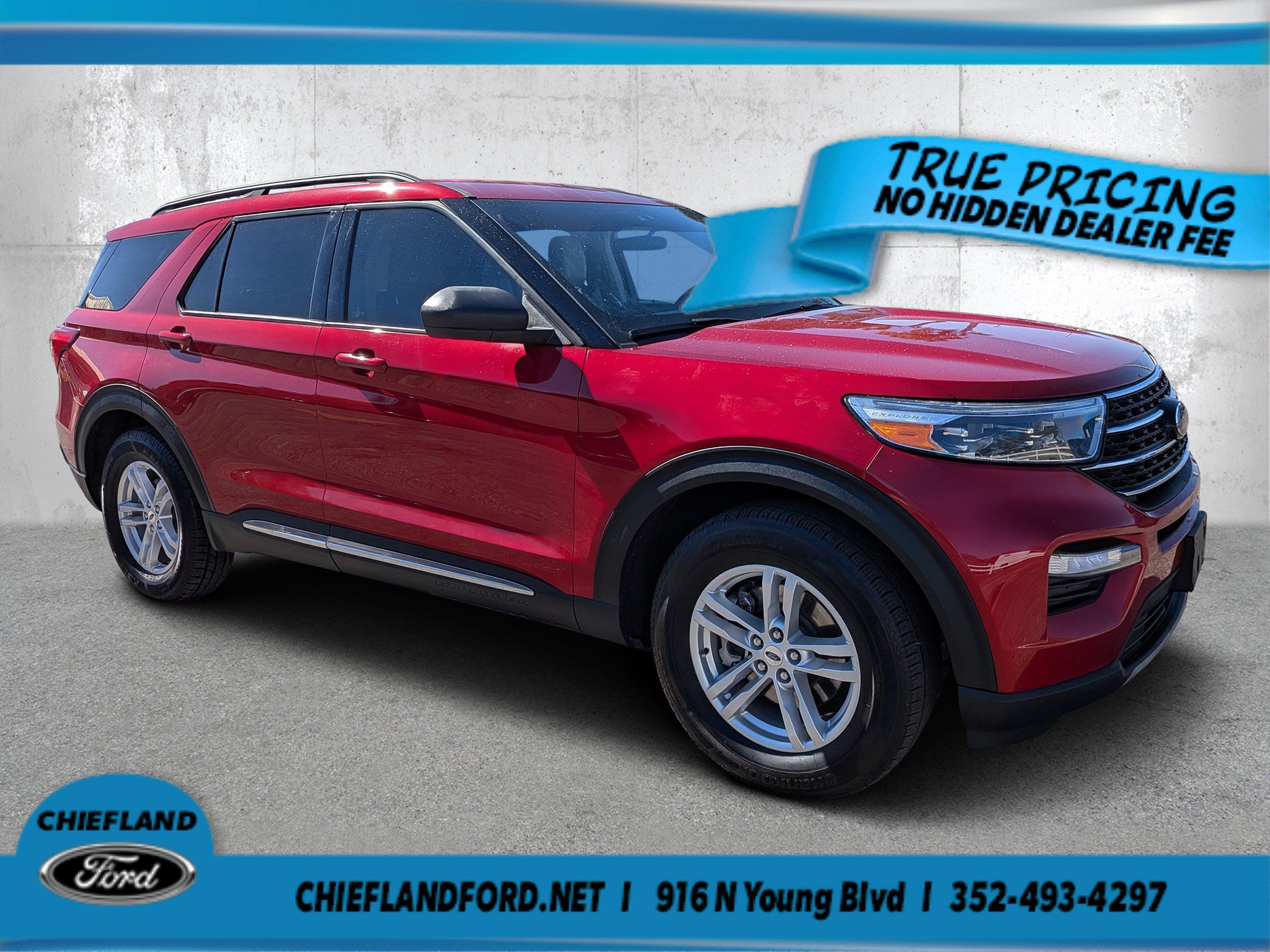 Used 2023 Ford Explorer XLT w/ Equipment Group 202A RWD image 1