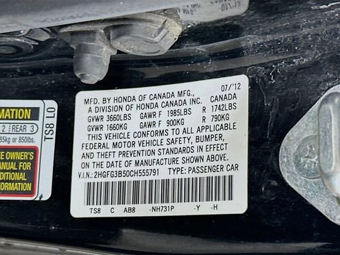 Used 2012 Honda Civic LX image 28