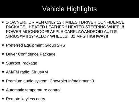 Used 2025 Chevrolet Trax RS w/ Sunroof Package FWD image 34