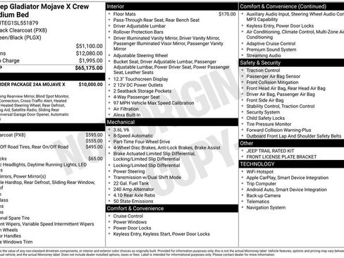 New 2025 Jeep Gladiator Mojave image 6
