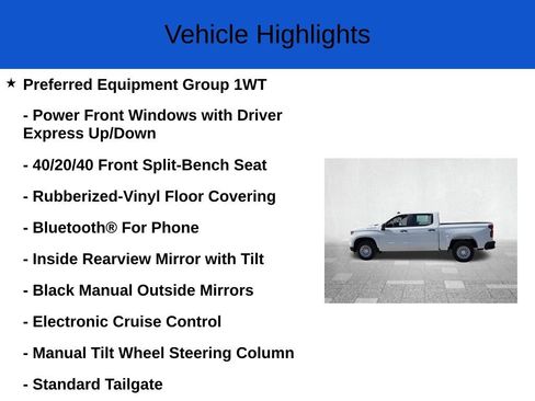 New 2026 Chevrolet Silverado 1500 W/T w/ Trailering Package RWD image 3