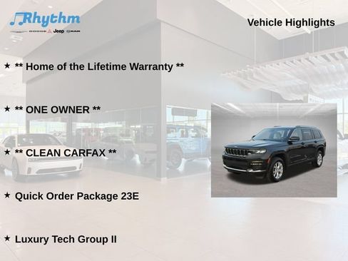 Used 2023 Jeep Grand Cherokee L Limited w/ Luxury Tech Group II RWD image 5