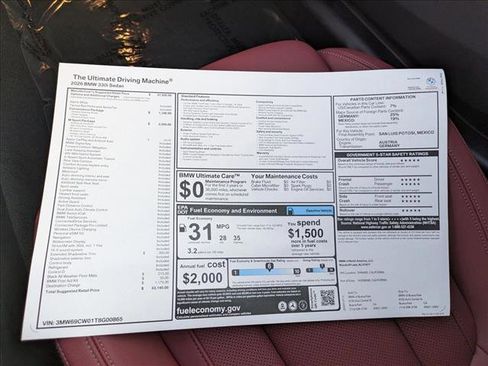 New 2026 BMW 330i Sedan w/ M Sport Package image 18
