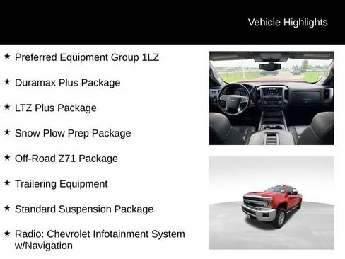 Used 2019 Chevrolet Silverado 2500 LTZ w/ Duramax Plus Package AWD/4WD image 10