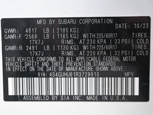 Certified 2024 Subaru Crosstrek 2.5i Wilderness image 36