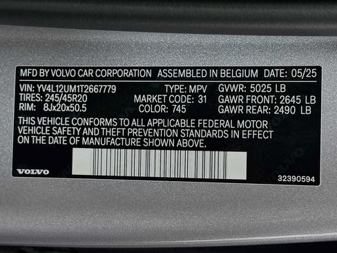 Used 2026 Volvo XC40 B5 Ultra w/ Climate Package AWD/4WD image 31