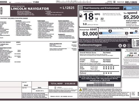 Certified 2024 Lincoln Navigator Reserve image 2