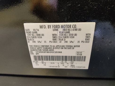 Used 2016 Ford Explorer Limited AWD/4WD image 33