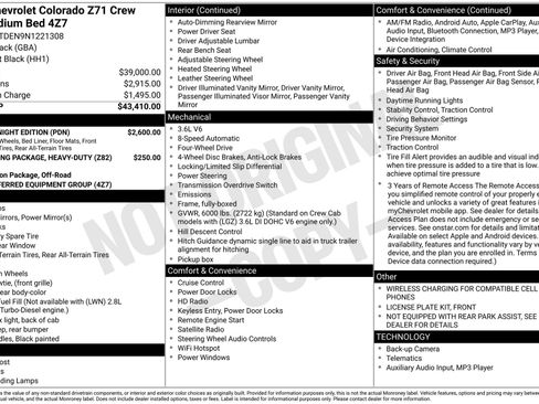 Used 2022 Chevrolet Colorado Z71 w/ Z71 Midnight Edition image 4