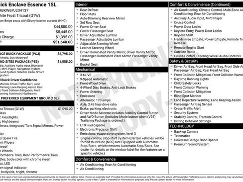 Used 2023 Buick Enclave Essence w/ Experience Buick Package image 4