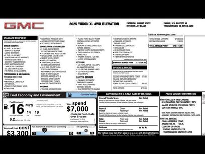 Used 2025 GMC Yukon XL Elevation