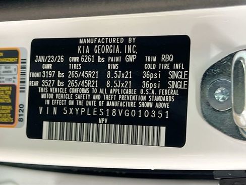 New 2027 Kia Telluride SX Prestige X-Line w/ Towing Package image 35