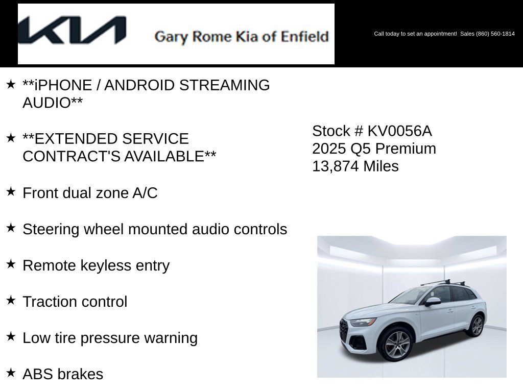 Used 2025 Audi Q5 2.0T Premium AWD/4WD image 14