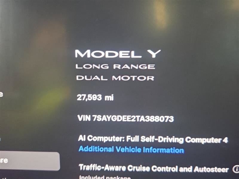 Used 2026 Tesla Model Y Long Range AWD/4WD image 2