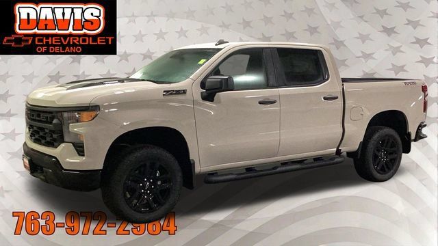 New 2026 Chevrolet Silverado 1500 Custom Trail Boss w/ Turbomax Blackout Package AWD/4WD image 2