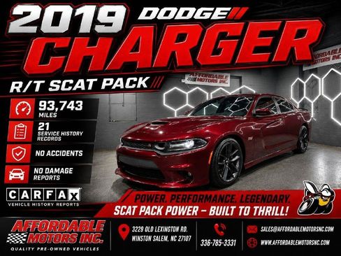 Used 2019 Dodge Charger Scat Pack w/ Driver Confidence Group RWD image 1