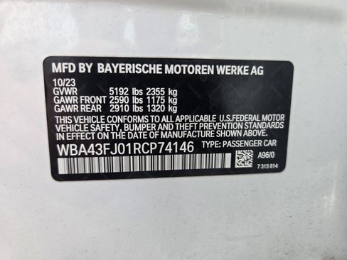 Certified 2024 BMW 530i w/ Convenience Package RWD image 19