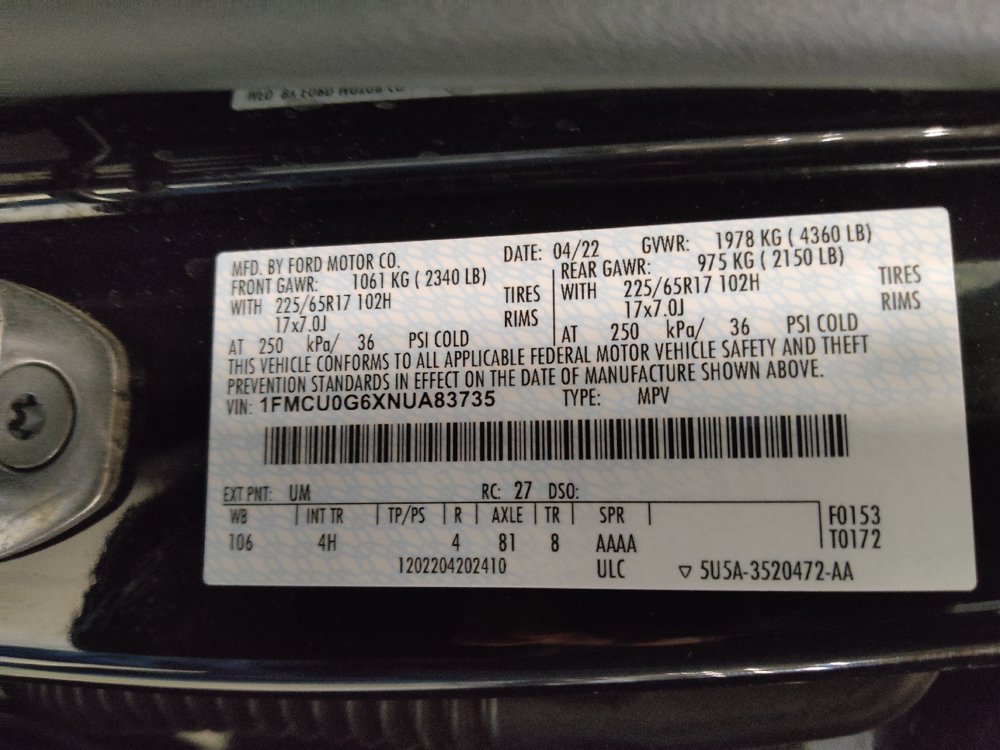 Used 2022 Ford Escape SE FWD image 33