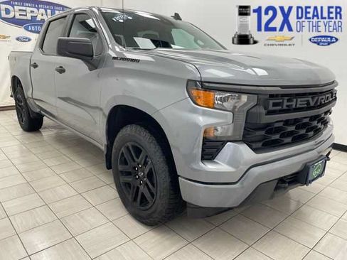 Used 2023 Chevrolet Silverado 1500 Custom w/ LPO, Dark Essentials Package AWD/4WD image 1