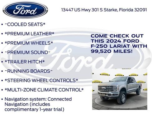 Certified 2024 Ford F250 Lariat w/ Lariat Ultimate Package AWD/4WD image 17