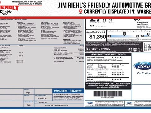 Used 2018 Ford Fusion SE w/ Fusion SE Technology Package FWD image 1