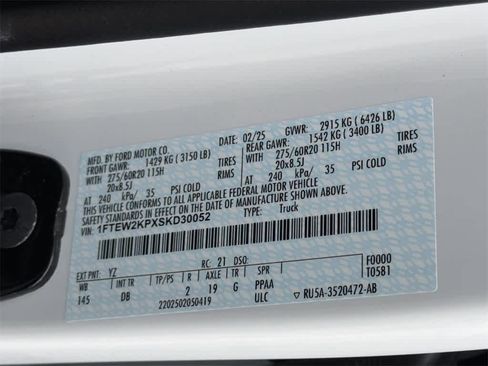 New 2025 Ford F150 STX w/ Equipment Group 200A image 30