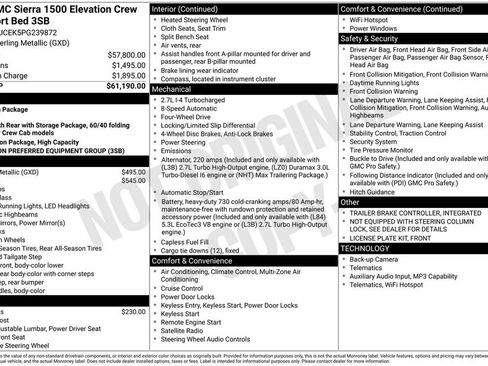 Used 2023 GMC Sierra 1500 Elevation AWD/4WD image 47