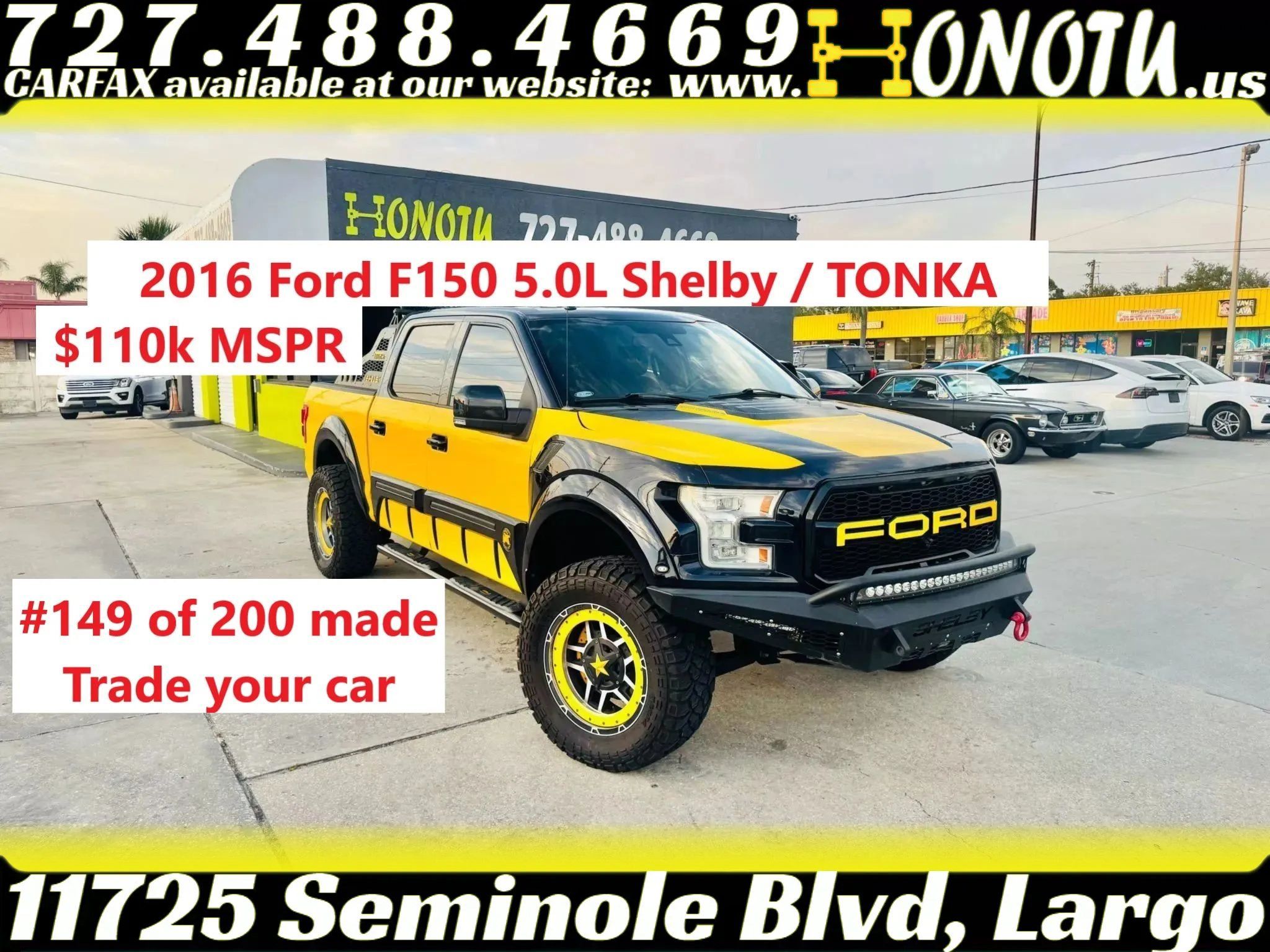 Used 2016 Ford F150 Lariat w/ Equipment Group 502A Luxury AWD/4WD image 1