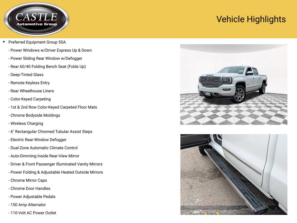 Used 2018 GMC Sierra 1500 Denali w/ Denali Ultimate Package AWD/4WD image 4