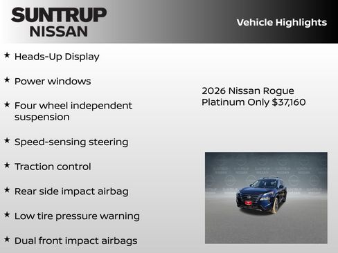 New 2026 Nissan Rogue Platinum w/ Platinum Premium Package image 16