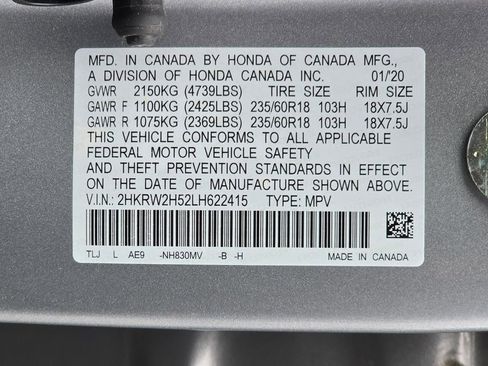 Used 2020 Honda CR-V EX image 28