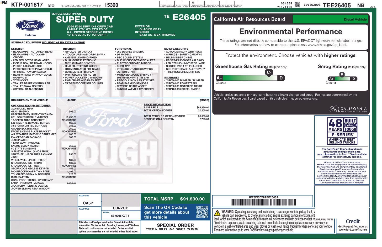 New 2026 Ford F350 Lariat w/ Lariat Premium Package AWD/4WD image 27