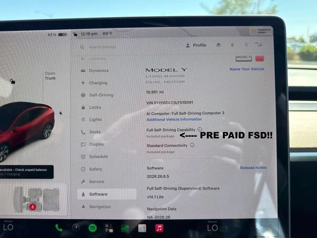 Used 2020 Tesla Model Y Long Range AWD/4WD image 11