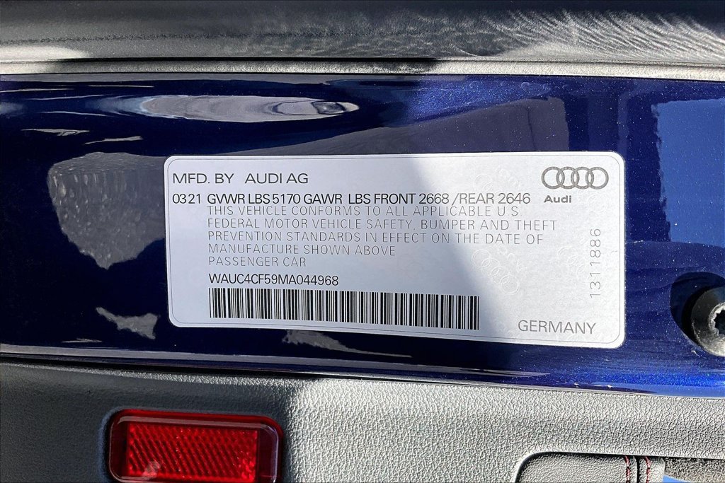 Used 2021 Audi S5 Premium Plus w/ Premium Plus Package AWD/4WD image 29