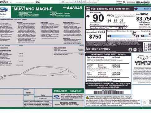 Used 2021 Ford Mustang Mach-E Premium image 39