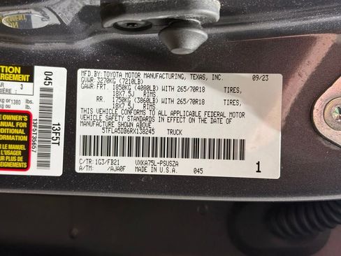 Used 2024 Toyota Tundra SR5 w/ TRD Off-Road Package AWD/4WD image 28