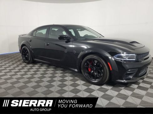 Used 2022 Dodge Charger SRT Hellcat w/ Carbon/Suede Interior Package RWD image 1