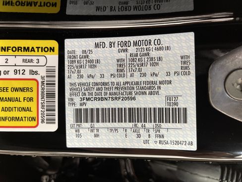 New 2025 Ford Bronco Sport Big Bend w/ Convenience Package image 27