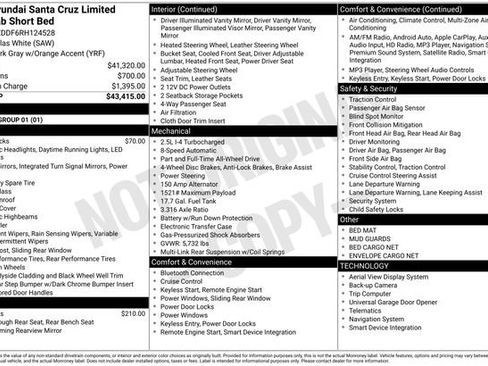 New 2024 Hyundai Santa Cruz Limited AWD/4WD image 4