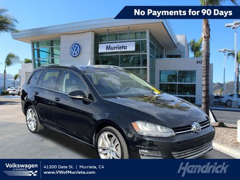 Used 2015 Volkswagen Golf TDI SEL w/ Lighting Package (SEL) image 1