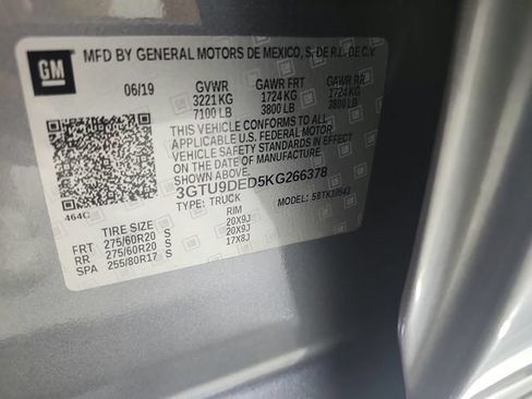 Used 2019 GMC Sierra 1500 SLT w/ SLT Premium Plus Package AWD/4WD image 58