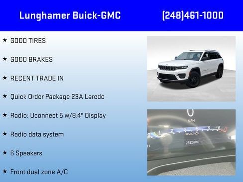 Used 2023 Jeep Grand Cherokee Laredo AWD/4WD image 6