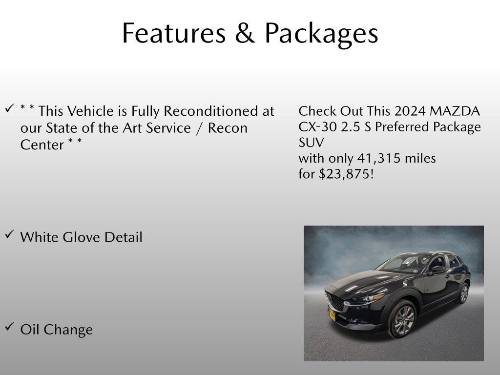 Certified 2024 MAZDA CX-30 AWD 2.5 S w/ Preferred Package image 4