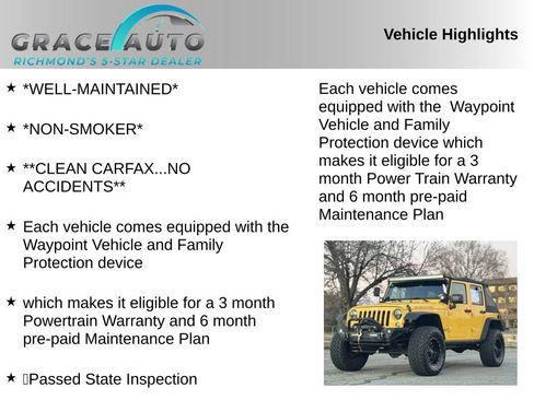 Used 2015 Jeep Wrangler Unlimited Rubicon w/ Connectivity Group image 2