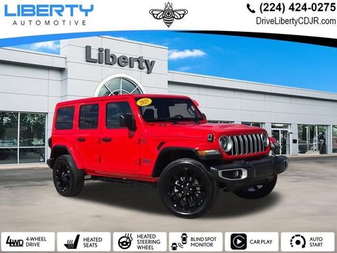 Certified 2025 Jeep Wrangler Unlimited Sahara w/ Safety Group AWD/4WD image 1