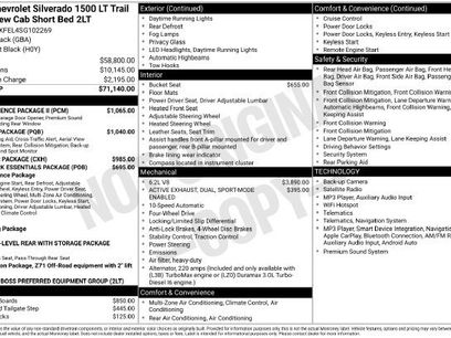 Used 2025 Chevrolet Silverado 1500 LT Trail Boss w/ Convenience Package II